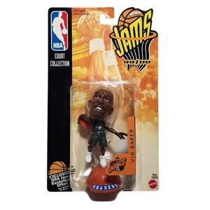 NBA Jams Vin Baker '99/'00 Season 4" Figure Mattel /Upper Deck 1998 Brand New